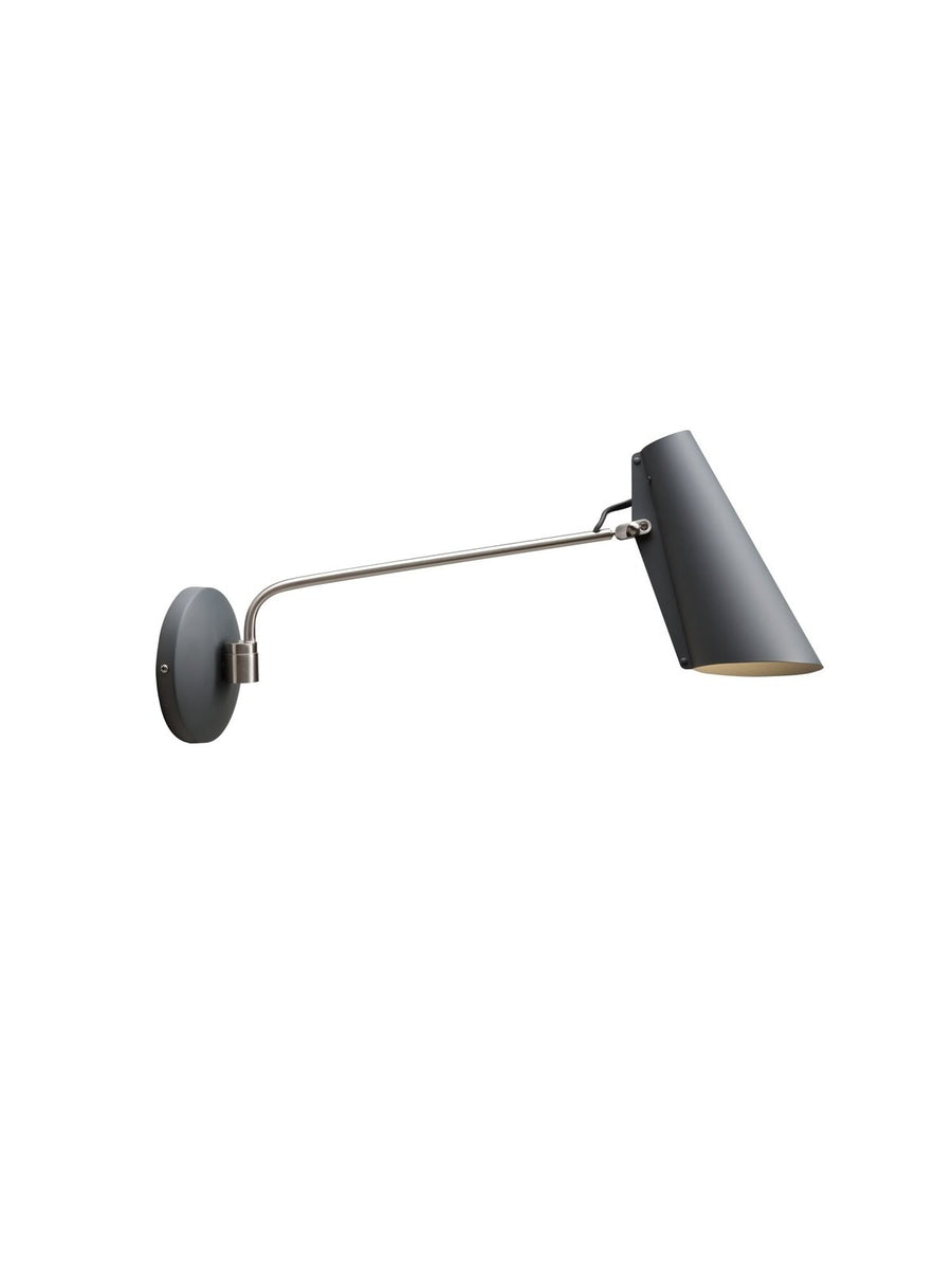 Birdy vegglampe swing-Vegglamper-Northern-Svart / Messing-NOn__610-Lightup.no