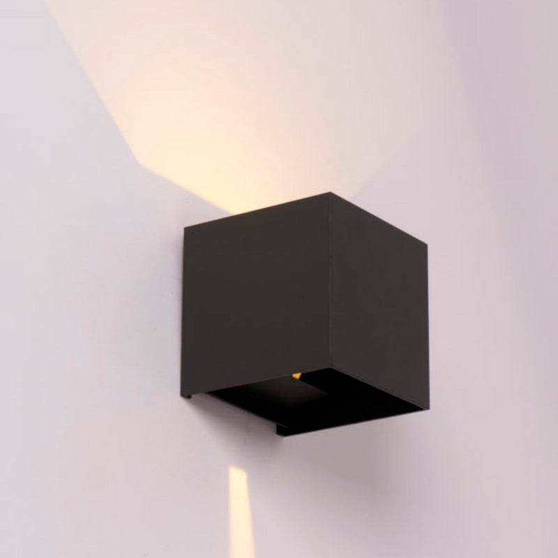Biri vegglampe opp/ned utendørs IP54 - Grafitt-Utebelysning vegg opp og ned-Ms - belysning-9400071020-Lightup.no
