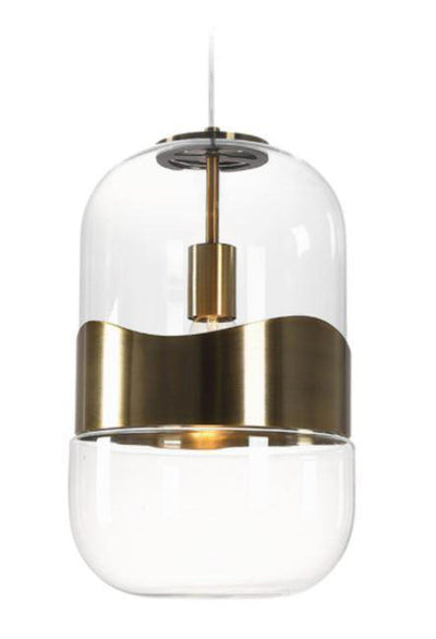 Blind takpendel - Messing/Klart glass-Takpendler-Design by Grönlund-1924-184-Lightup.no