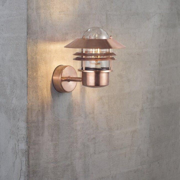 Blokhus vegglampe-Utebelysning vegg klassisk-Nordlux-Svart-25011003-Lightup.no