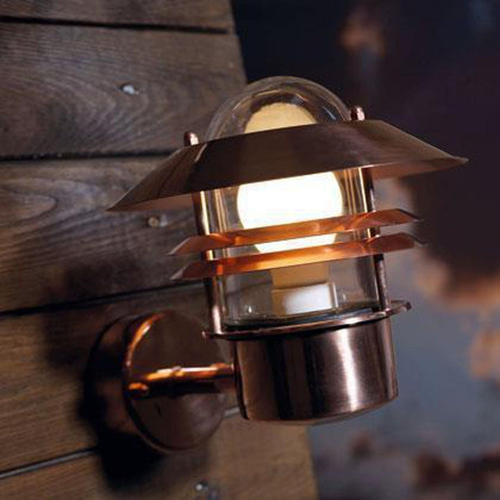Blokhus vegglampe-Utebelysning vegg klassisk-Nordlux-Svart-25011003-Lightup.no