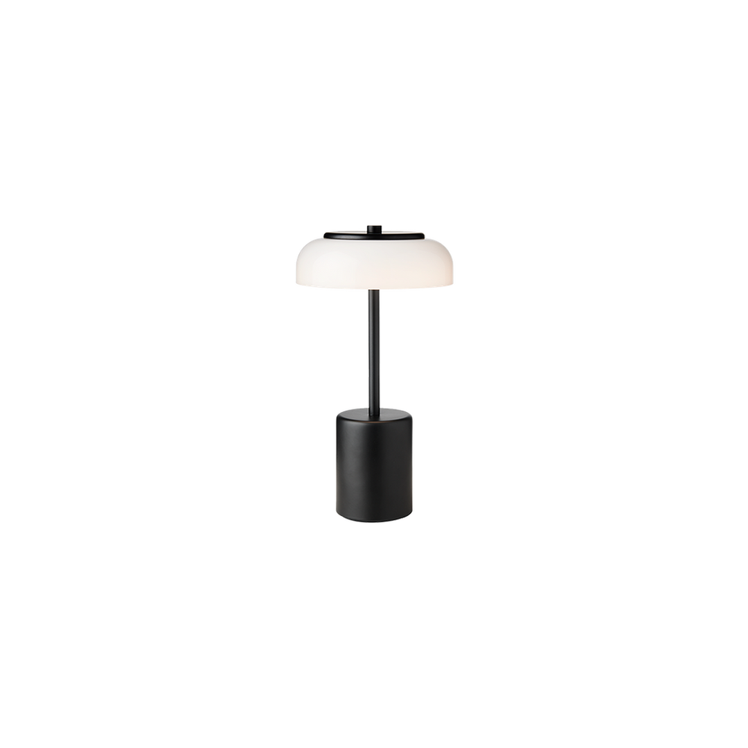 Blossi bærbar bordlampe 3W 2700 Kelvin IP65 - Oppladbar-Bordlamper-Nuura-Svart / Opal-Nua__1028001-Lightup.no