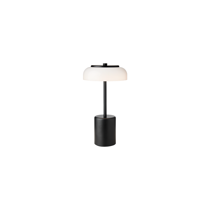 Blossi bærbar bordlampe 3W 2700 Kelvin IP65 - Oppladbar-Bordlamper-Nuura-Svart / Opal-Nua__1028001-Lightup.no