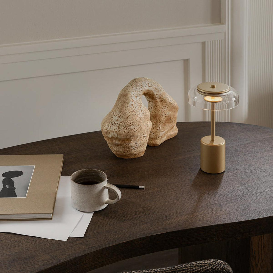 Blossi bærbar bordlampe 3W 2700 Kelvin IP65 - Oppladbar-Bordlamper-Nuura-Svart / Opal-Nua__1028001-Lightup.no
