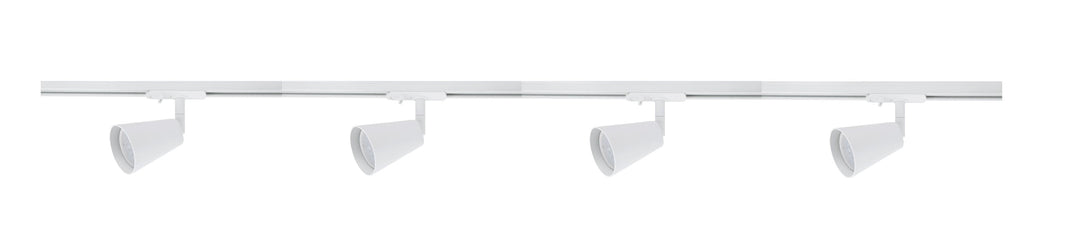 Bocca spotskinne 4 spotter 2 meter - Pure white-Spotskinner 230V-NorDesign-Hvit-387570106+389560206+389561306+389561206-4-Lightup.no