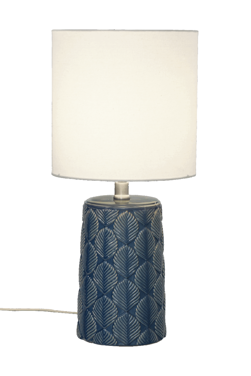 Bodil bordlampe-Bordlamper-Aneta Lighting-Blå/Naturhvit-18309-10-00-Lightup.no