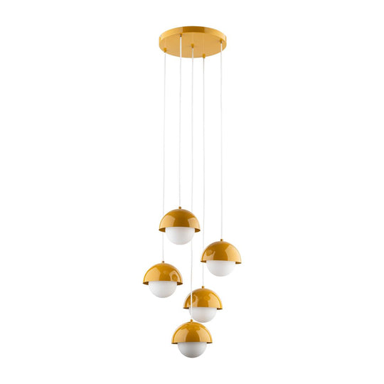 Bono takpendel 5-lys-Takpendler-TK Lighting-Gul-TK-10268-Lightup.no