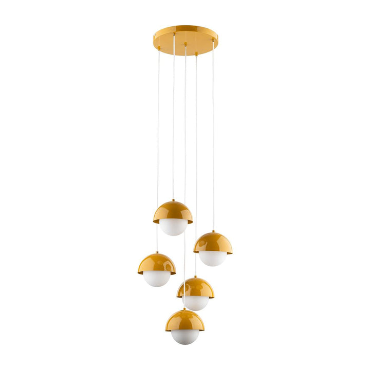 Bono takpendel 5-lys-Takpendler-TK Lighting-Gul-TK-10268-Lightup.no