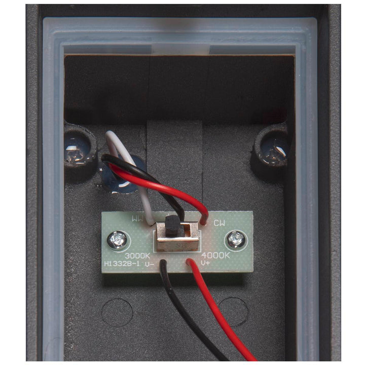 Bookat vegglampe utendørs 15W 3000/4000 Kelvin IP65-Utebelysning vegg opp og ned-Slv-Antrasitt-slv-1005443-Lightup.no