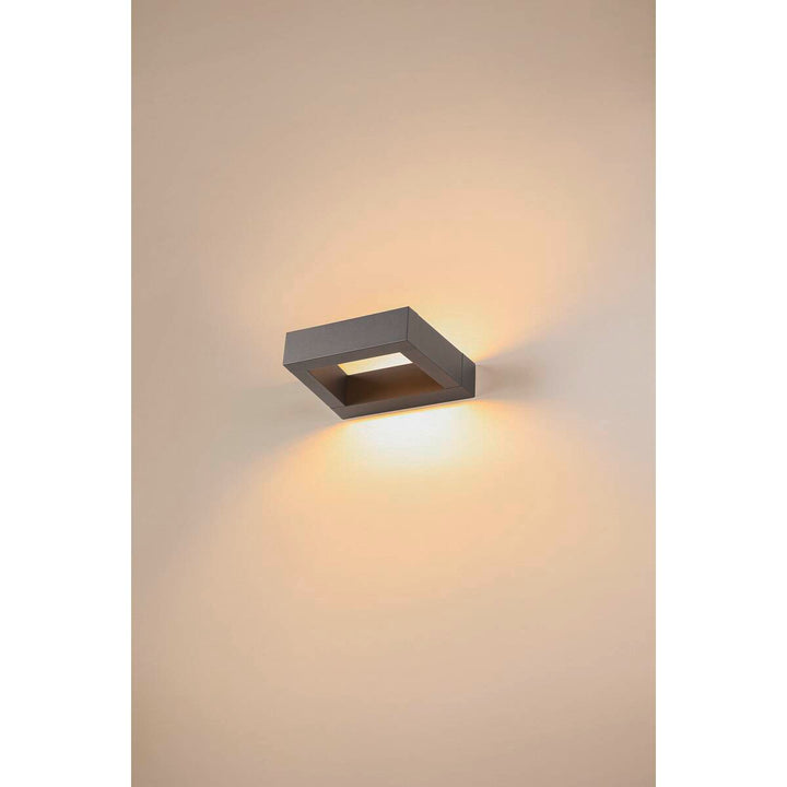 Bookat vegglampe utendørs 15W 3000/4000 Kelvin IP65-Utebelysning vegg opp og ned-Slv-Antrasitt-slv-1005443-Lightup.no