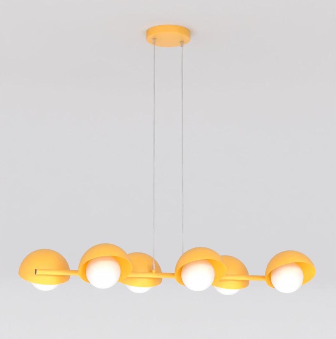 Boom takpendel 6-lys-Takpendler-Emibig-Oransje-1591/6-Lightup.no