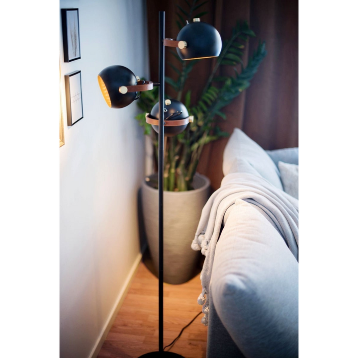 Bow gulvlampe m/3 lampehoder-Gulvlamper-Aneta Lighting-Hvit-69803-01-Lightup.no
