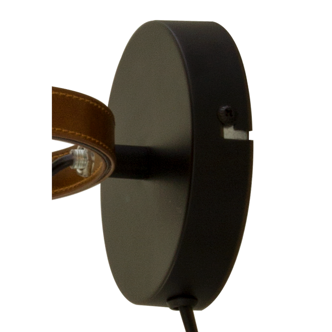 Bow vegglampe - Svart/brun-Vegglamper-Aneta Lighting-60801-15-Lightup.no