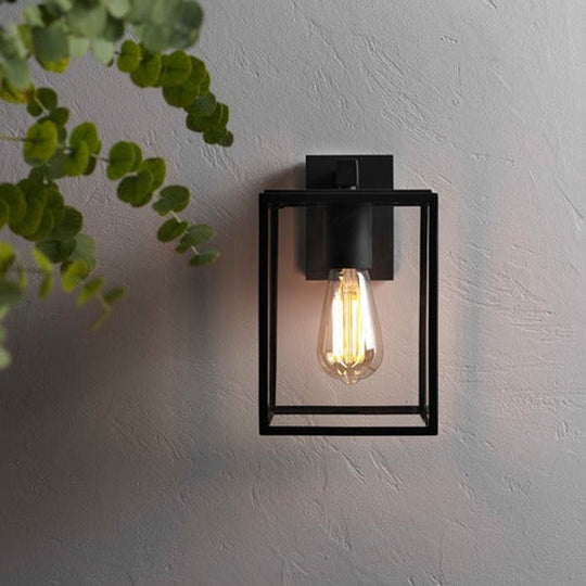 Box Lantern 270 vegglampe utendørs - Svart-Utebelysning vegg klassisk-Astro Lighting-Svart-Asg__1354003-Lightup.no
