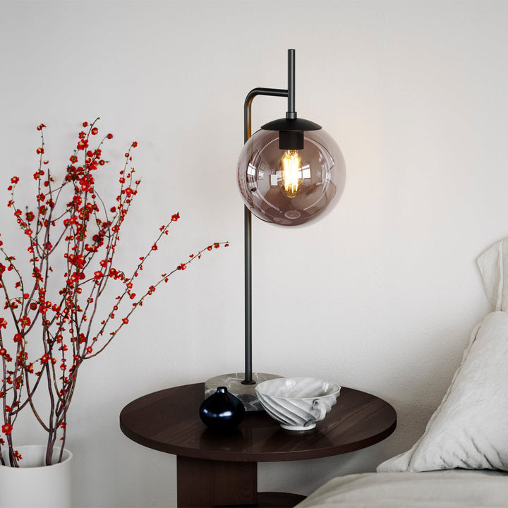 Boyle bordlampe - Røykfarget-Bordlamper-By Rydens-Røyk-Brs-4002550-4505-Lightup.no