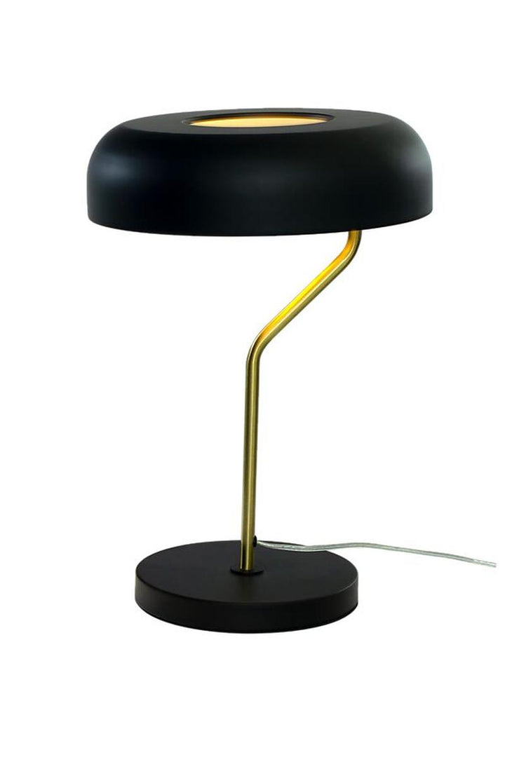 Bremen bordlampe-Bordlamper-Aneta Lighting-Svart / Messing-28052-15-25-Lightup.no