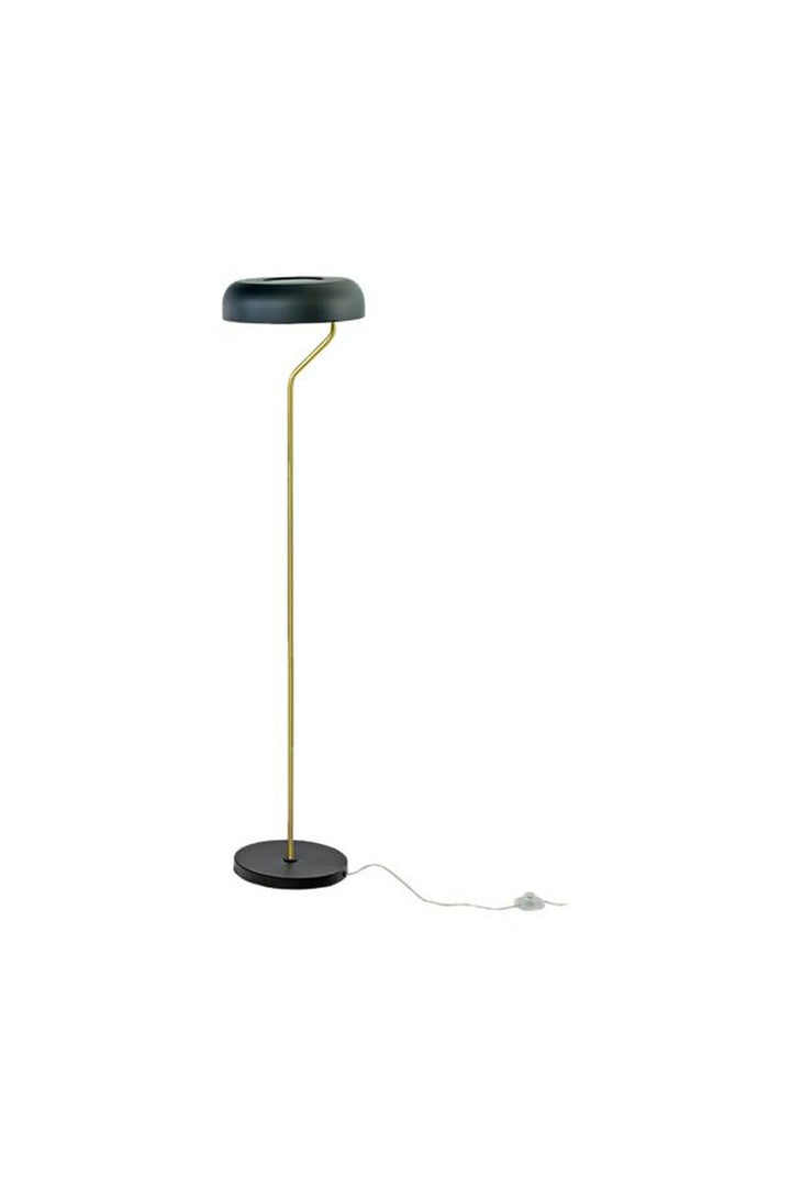 Bremen gulvlampe-Gulvlamper-Aneta Lighting-Svart / Messing-29052-15-25-Lightup.no