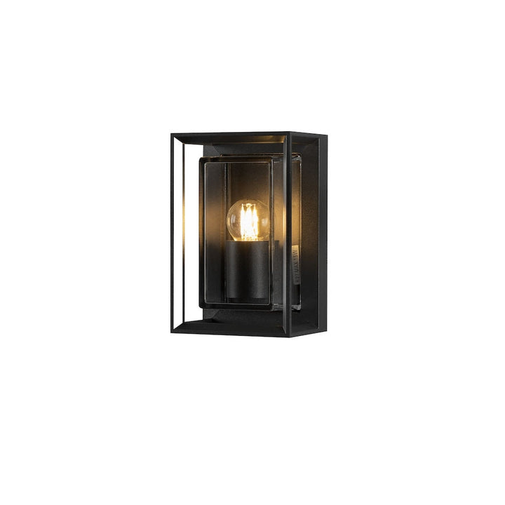 Brindisi mini vegglampe utendørs IP54 E27 - Svart-Utebelysning vegg veggskjold-Konstsmide-Svart-7886-750-Lightup.no