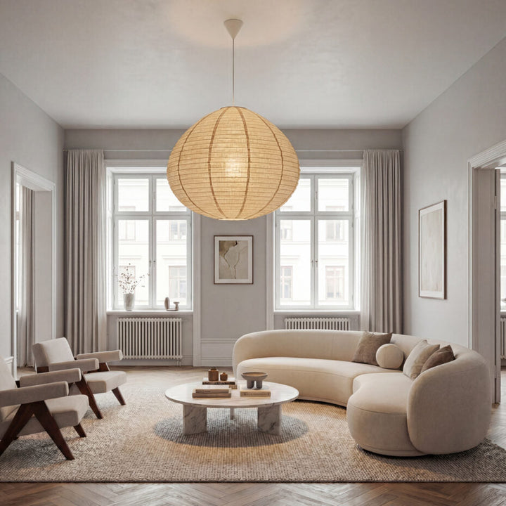 Bulky taklampe Ø70-Taklamper-Aneta Lighting-Beige-25145-02-Lightup.no
