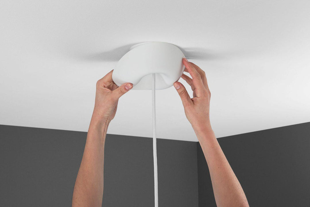 Cablecup mini 12,5 cm-Takpendler-Belid-Hvit-CC01070-Lightup.no