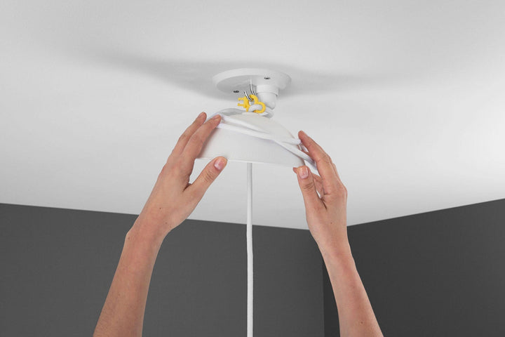 Cablecup mini 12,5 cm-Takpendler-Belid-Hvit-CC01070-Lightup.no