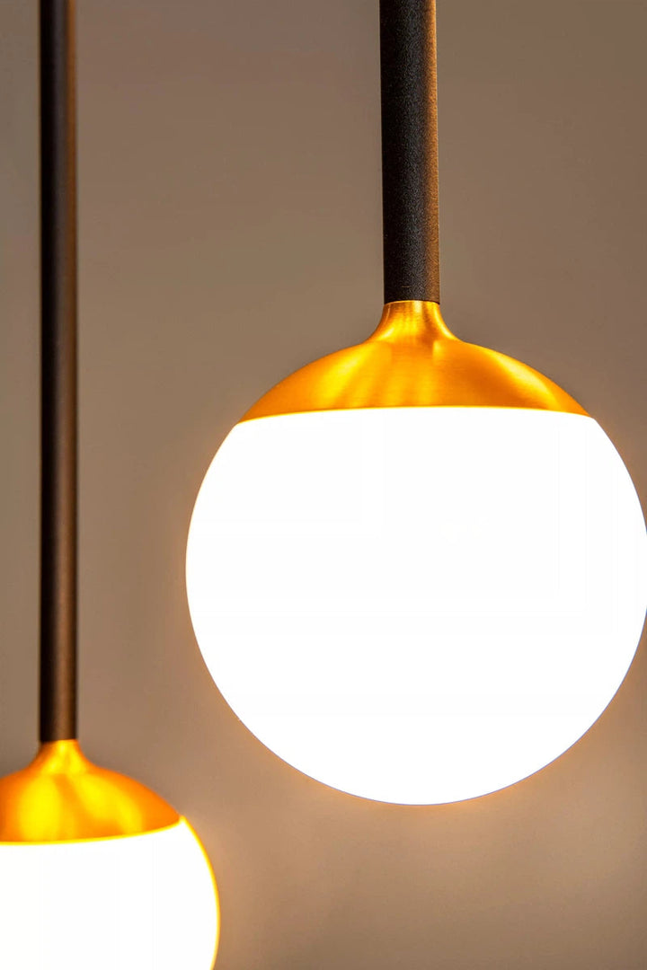 Calina takpendel 12 x 7,7W 2560 Kelvin - Dimbar-Takpendler-Lucide-Svart / Hvit-LC24404/70/30-Lightup.no