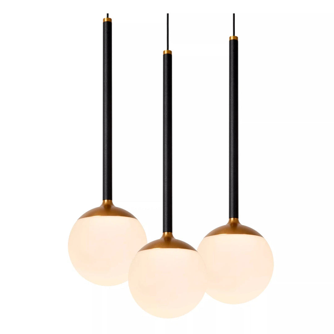 Calina takpendel 5 x 8,2W 2560 Kelvin - Dimbar-Takpendler-Lucide-Svart / Hvit-LC24404/35/30-Lightup.no