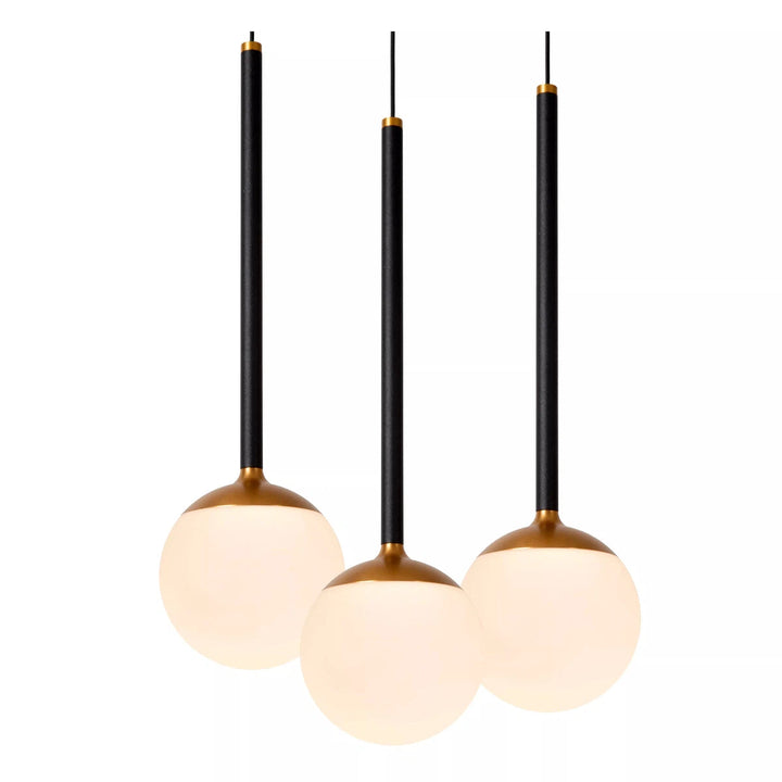 Calina takpendel 5 x 8,2W 2560 Kelvin - Dimbar-Takpendler-Lucide-Svart / Hvit-LC24404/35/30-Lightup.no