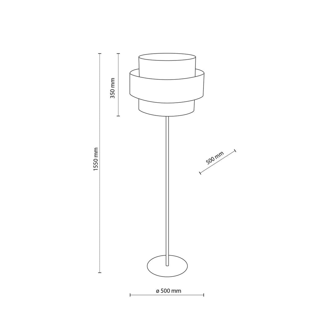 Calisto gulvlampe-Gulvlamper-TK Lighting-Svart-TK-5896-Lightup.no
