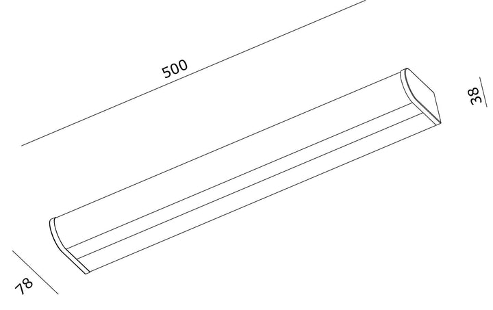 Callisto 50 vegglampe for baderom 9W 2700 Kelvin IP44 - Dimbar-Baderomsbelysning vegglamper-NorDesign-Hvit-361165006-Lightup.no