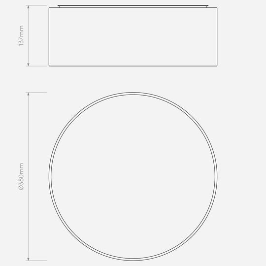 Cambria 380 taklampe - B-vare-Taklamper-Astro Lighting-Hvit-Asg__1421001-bvare-Lightup.no