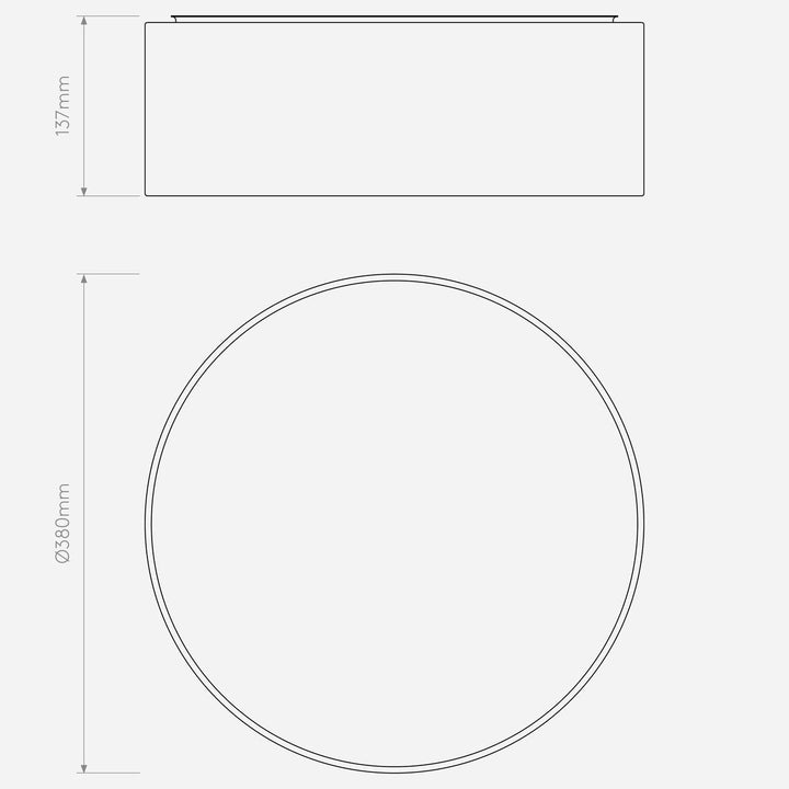 Cambria 380 taklampe - B-vare-Taklamper-Astro Lighting-Hvit-Asg__1421001-bvare-Lightup.no