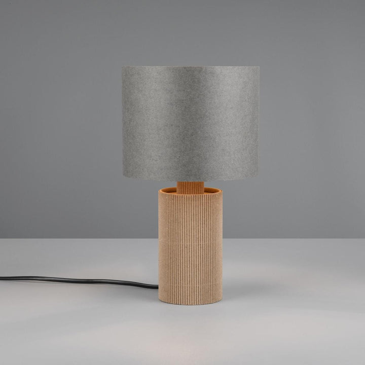 Canio bordlampe H28-Bordlamper-Trio Lighting-Natur/Grå-Trl__568100111-Lightup.no