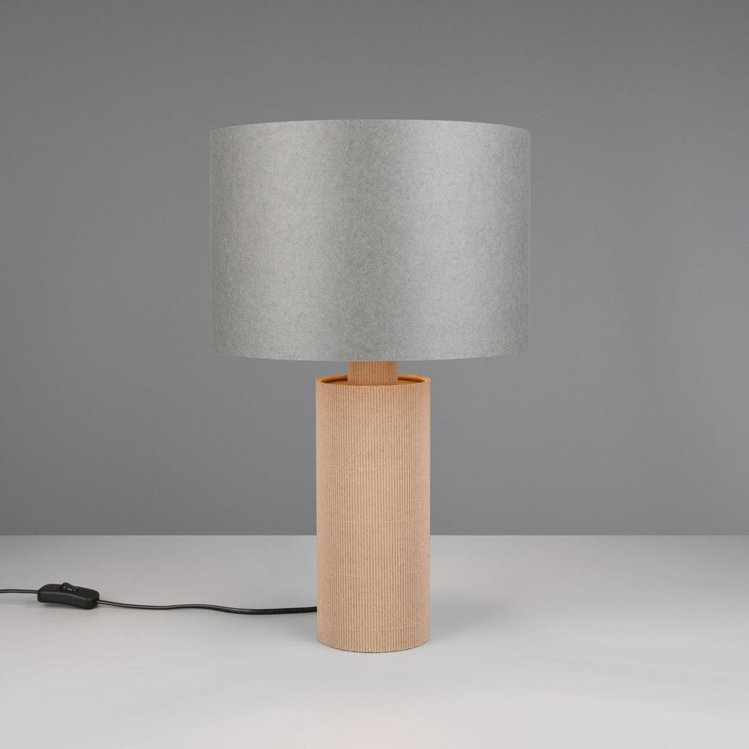 Canio bordlampe H48-Bordlamper-Trio Lighting-Natur/Grå-Trl__568190111-Lightup.no