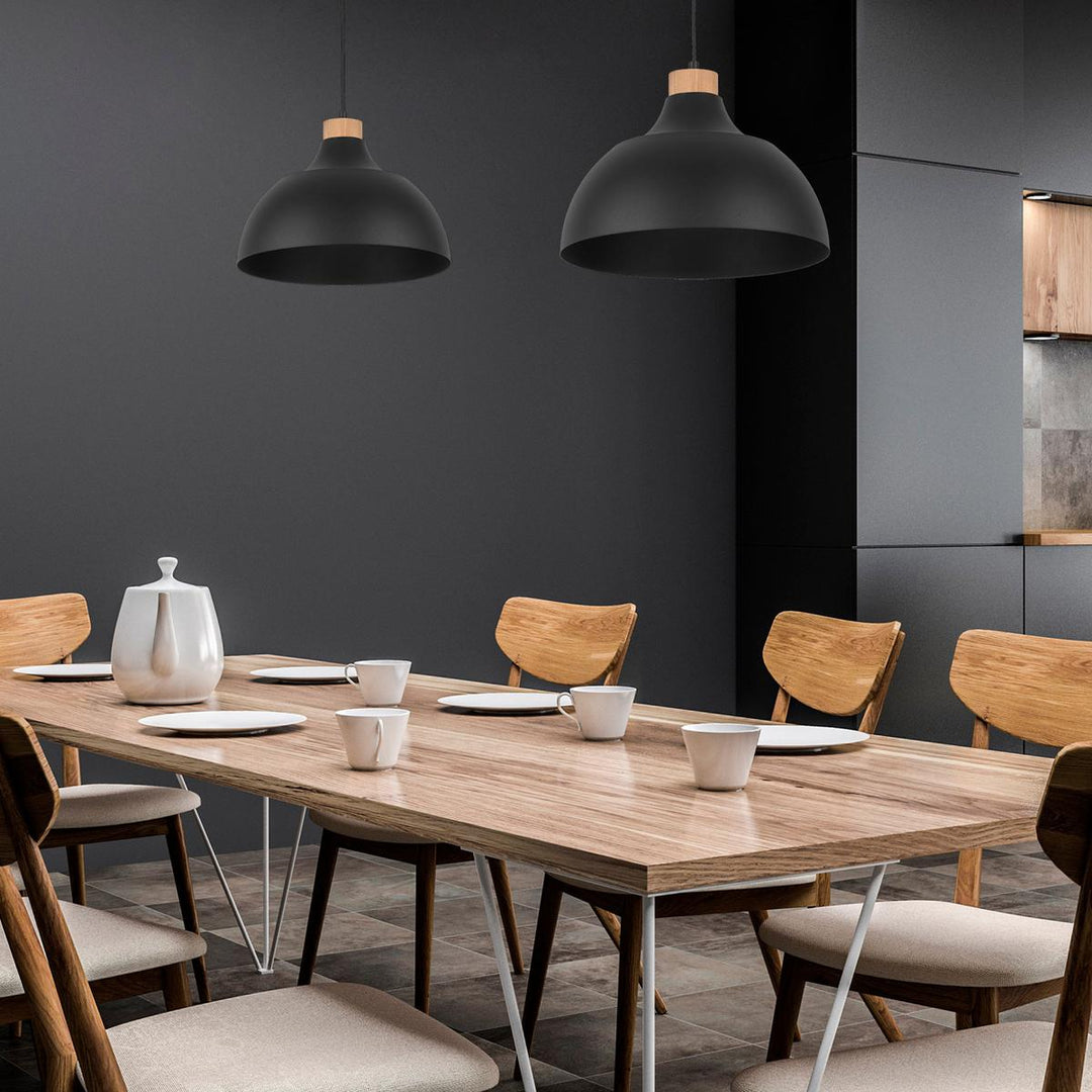 Cap takpendel 34 cm-Takpendler-TK Lighting-Svart-TK-2071-Lightup.no