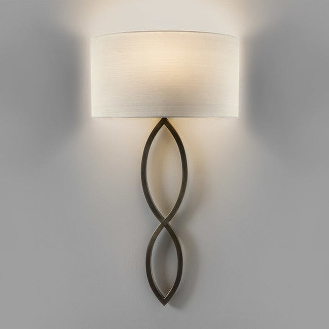 Caserta vegglampe-Vegglamper-Astro Lighting-Bronse / Hvit-Asg__1349010+5026001-Lightup.no