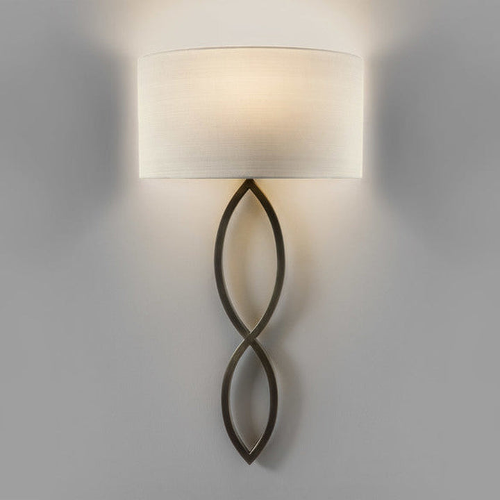 Caserta vegglampe-Vegglamper-Astro Lighting-Bronse / Hvit-Asg__1349010+5026001-Lightup.no
