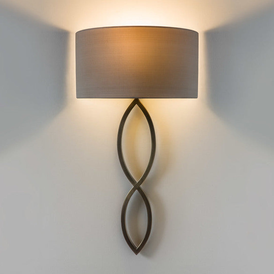 Caserta vegglampe-Vegglamper-Astro Lighting-Bronse / Hvit-Asg__1349010+5026001-Lightup.no