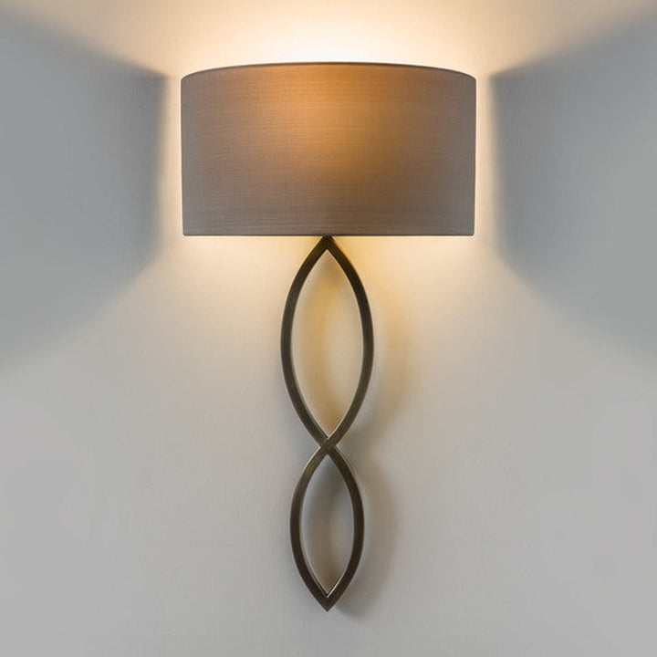 Caserta vegglampe-Vegglamper-Astro Lighting-Bronse / Hvit-Asg__1349010+5026001-Lightup.no