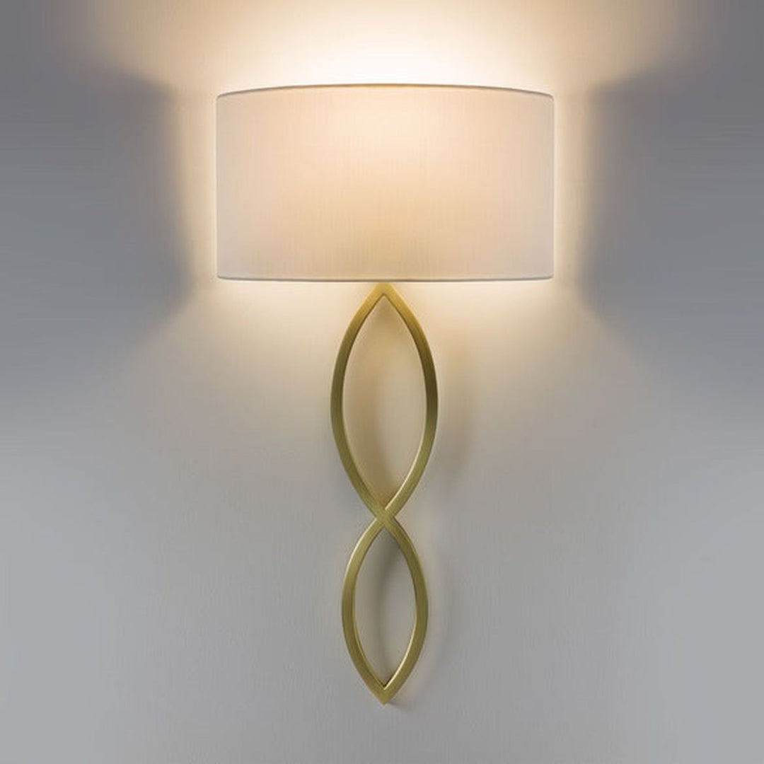 Caserta vegglampe-Vegglamper-Astro Lighting-Bronse / Hvit-Asg__1349010+5026001-Lightup.no