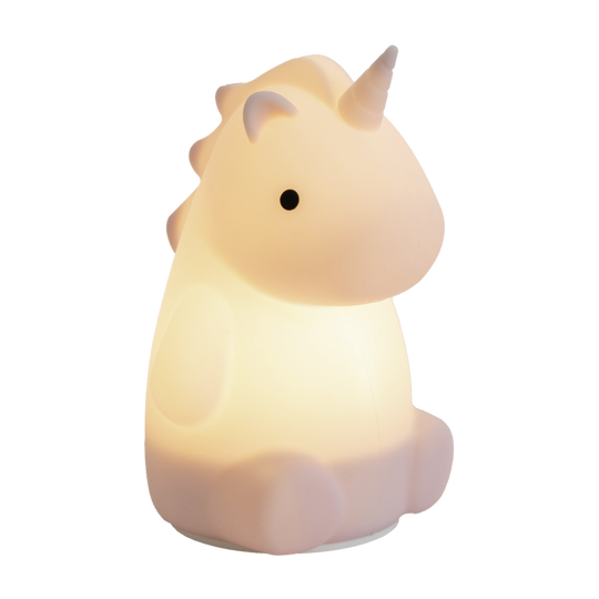 Castellino nattlampe enhjørning - Oppladbar-Bordlamper-Eglo-Hvit-75946-Lightup.no