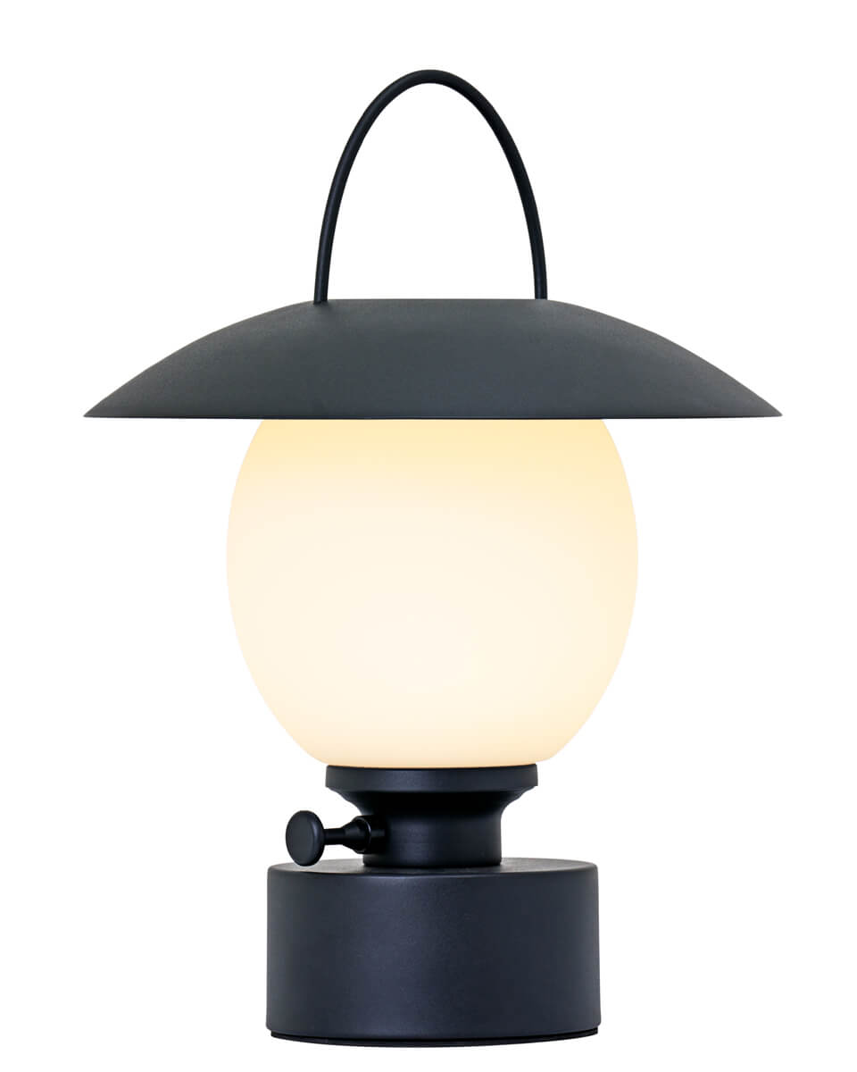Castro bordlampe oppladbar - Svart-Bordlamper-By Rydens-Brs-4002630-4007-Lightup.no
