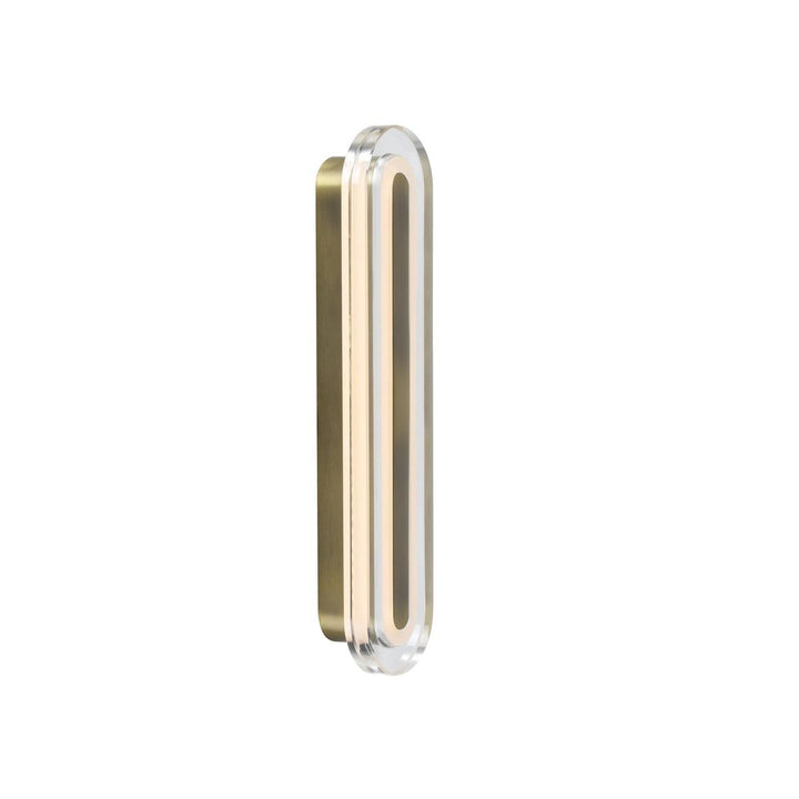 Cavara vegglampe 35 cm 11W 3000/4000 Kelvin IP44 - Dimbar-Baderomsbelysning vegglamper-Nordlux-Messing-2610201035-Lightup.no