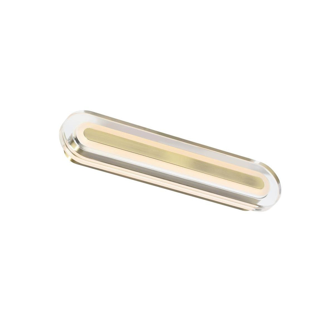 Cavara vegglampe 35 cm 11W 3000/4000 Kelvin IP44 - Dimbar-Baderomsbelysning vegglamper-Nordlux-Messing-2610201035-Lightup.no