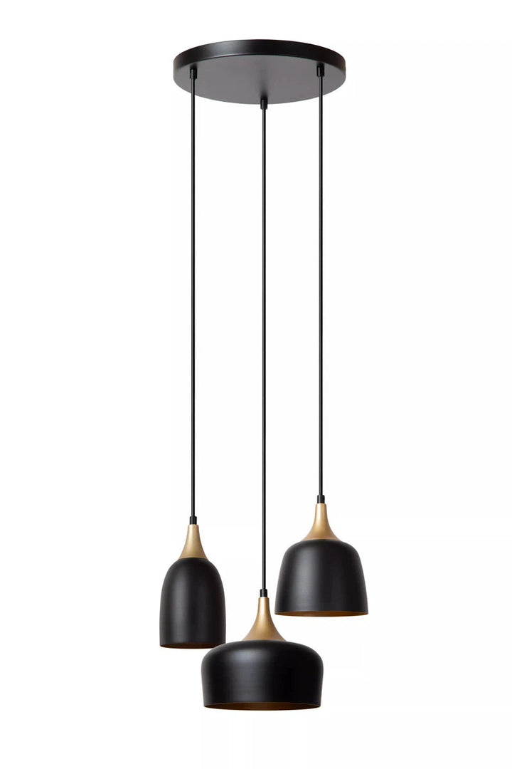 Chayanne takpendel 3-lys-Takpendler-Lucide-Svart-LC05446/13/30-Lightup.no