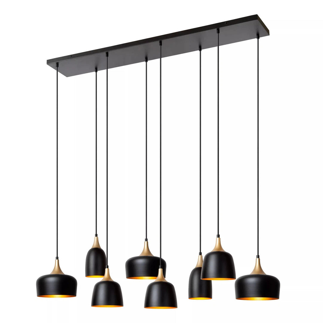 Chayanne takpendel 8-lys-Takpendler-Lucide-Svart-LC05446/08/30-Lightup.no