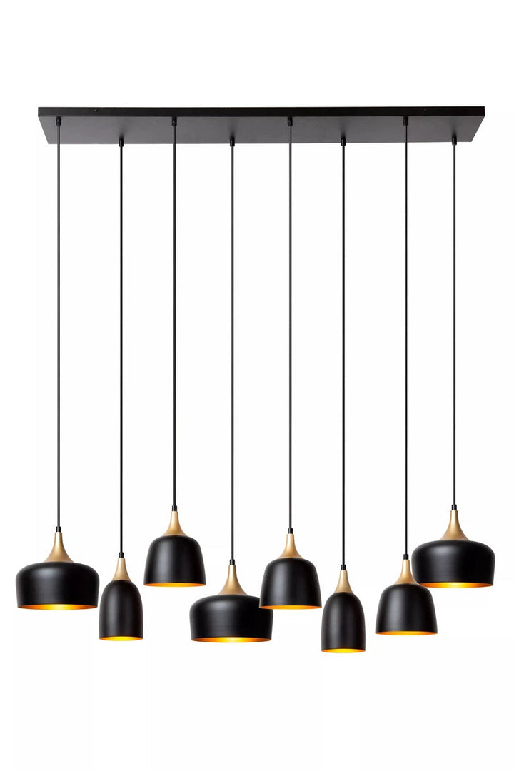 Chayanne takpendel 8-lys-Takpendler-Lucide-Svart-LC05446/08/30-Lightup.no