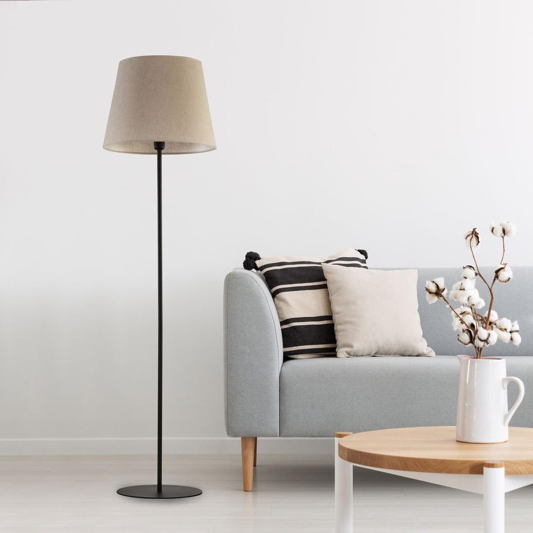Chicago gulvlampe-Gulvlamper-TK Lighting-Svart / Lin-TK-5151-Lightup.no