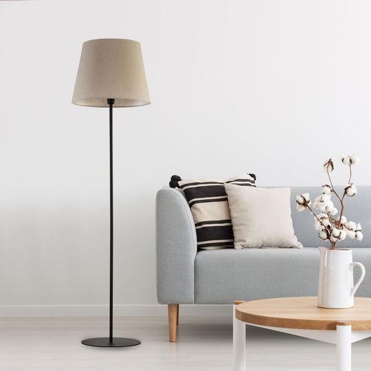Chicago gulvlampe-Gulvlamper-TK Lighting-Svart / Lin-TK-5151-Lightup.no