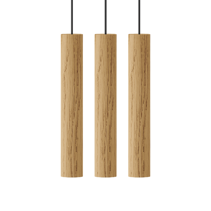 Chimes Cluster 3-Takpendler-Umage-Eik natur-2230-Lightup.no